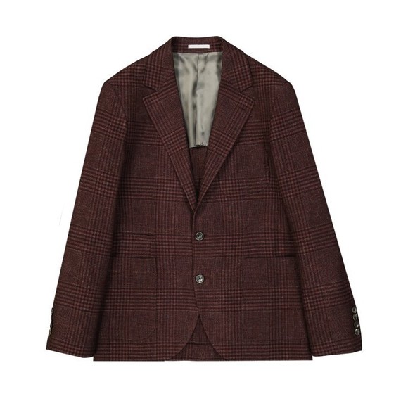 Brunello Cucinelli Other - Brunello Cucinelli Tartan Wool Jacket - NWT